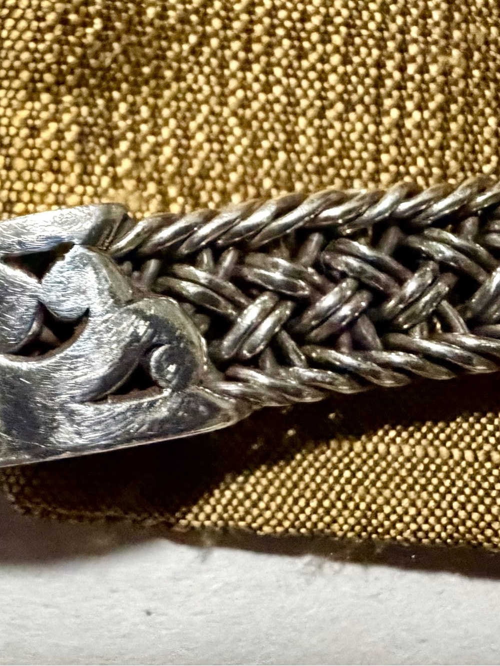 Lois Hill Textile Weave bracelet (6mm) - 8.5” long - Picture 5 of 8